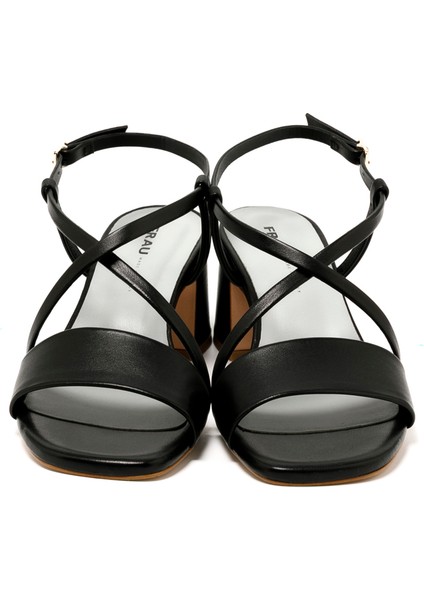 Kadın Sandalet 79P3 Frau Nappa Nero modelleri