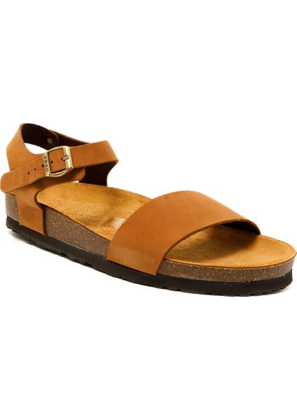 Kadın Sandalet 58H3 Frau Nabuk-S Cognac