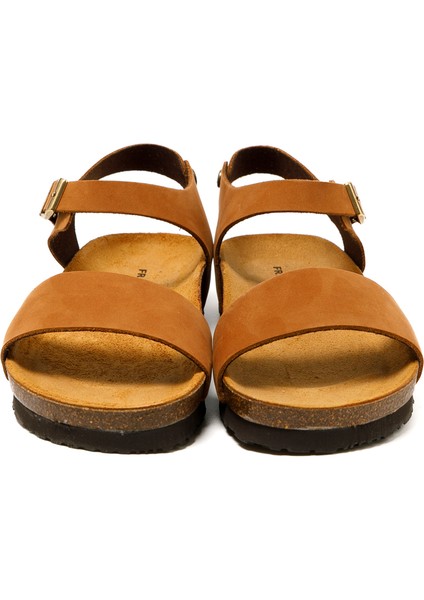 Kadın Sandalet 58H3 Frau Nabuk-S Cognac modelleri