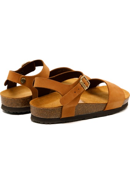 Kadın Sandalet 58H3 Frau Nabuk-S Cognac fırsatları
