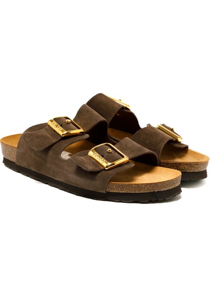 Kadın Terlik 17D8 Frau Velour-S T.moro (Dark Brown) fiyatları