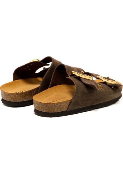 Kadın Terlik 17D8 Frau Velour-S T.moro (Dark Brown) fırsatları