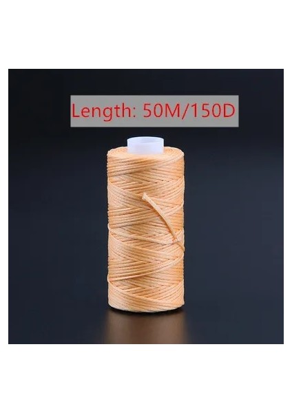 No.3 Tarzı D Kalınlığında Mumlu Iplik Deri Mumlu Kordon Diy El Sanatları Aracı El Dikiş Ipliği Düz Mumlu Dikiş Hattı (Yurt Dışından)