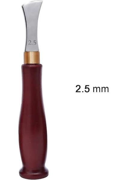 2,5 mm Tarzı 1 Adet Deri Kemer Kenar Kırıcı Deri El Sanatları Dıy Kenar Kırma Pres Hattı Aracı (Yurt Dışından)