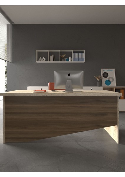 Festival Ofis Masası - OFİS-5-8-2-160X75 Beyaz - Ceviz fiyatları