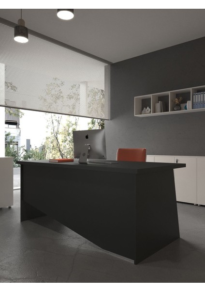 Festival Ofis Masası - OFİS-7-4-4-120X90 Beyaz - Antrasit