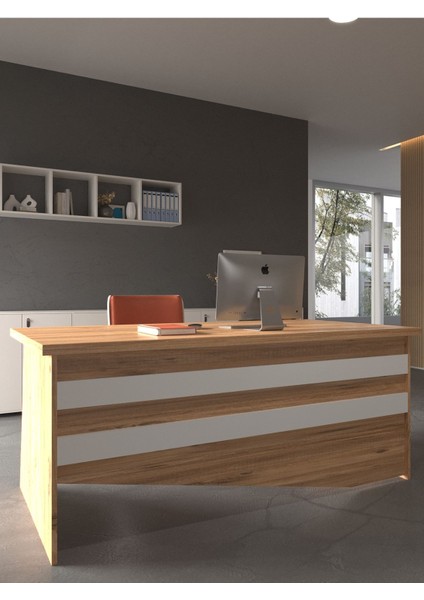 Festival Ofis Masası - OFİS-6-6-1-140X75 Beyaz - Beyaz modelleri