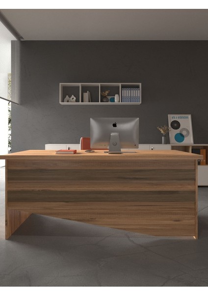 Festival Ofis Masası - OFİS-6-6-2-180X90 Beyaz - Ceviz fiyatları