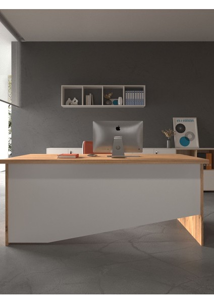 Festival Ofis Masası - OFİS-5-6-1-180X90 Beyaz - Beyaz fiyatları