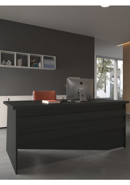 Festival Ofis Masası - OFİS-6-4-4-160X75 Beyaz - Antrasit fiyatları