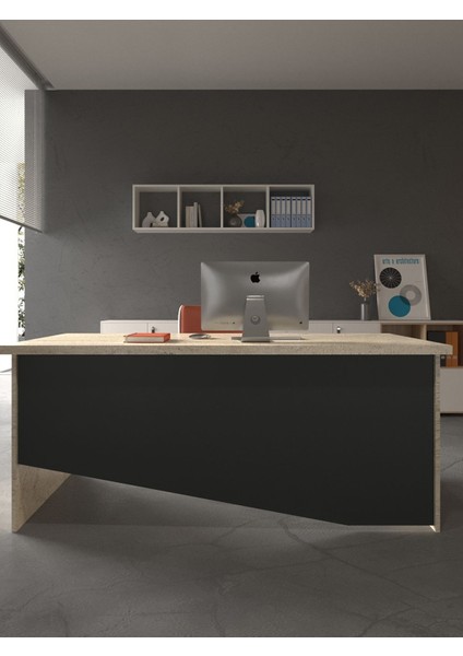 Festival Ofis Masası - OFİS-7-8-4-120X90 Beyaz - Antrasit fiyatları