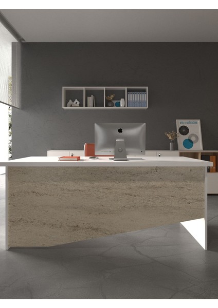 Festival Ofis Masası - OFİS-5-1-8-180X90 Beyaz - Travelter fiyatları