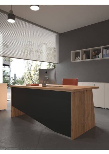 Festival Ofis Masası - OFİS-7-6-4-180X90 Beyaz - Antrasit