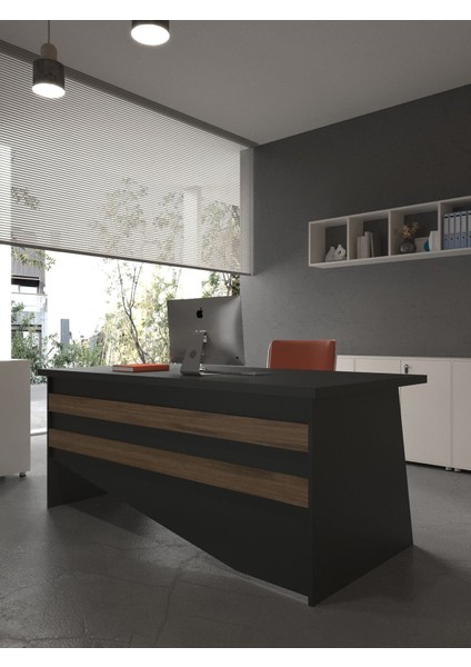 Festival Ofis Masası - OFİS-6-4-2-180X75 Beyaz - Ceviz