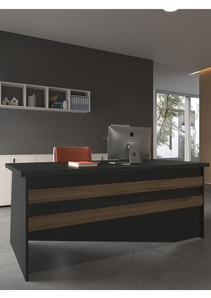 Festival Ofis Masası - OFİS-6-4-2-180X75 Beyaz - Ceviz modelleri