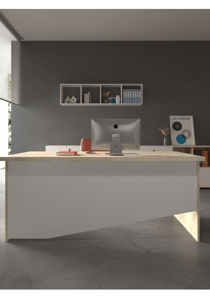 Festival Ofis Masası - OFİS-5-8-1-160X60 Beyaz - Beyaz fiyatları