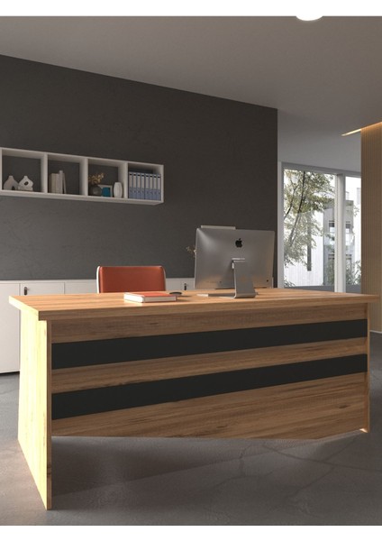 Festival Ofis Masası - OFİS-6-6-4-180X60 Beyaz - Antrasit modelleri