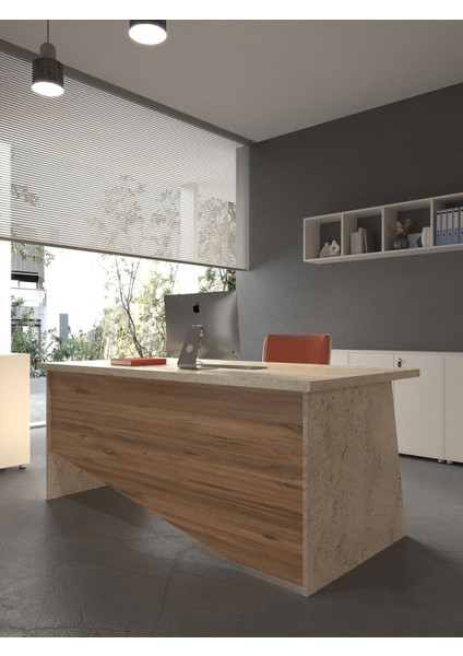 Festival Ofis Masası - OFİS-7-8-6-140X75 Beyaz - Çam