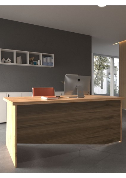 Festival Ofis Masası - OFİS-7-6-2-160X90 Beyaz - Ceviz modelleri