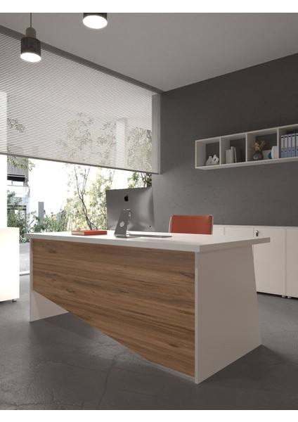 Festival Ofis Masası - OFİS-7-1-6-160X75 Beyaz - Çam