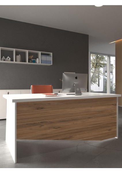 Festival Ofis Masası - OFİS-7-1-6-160X75 Beyaz - Çam modelleri