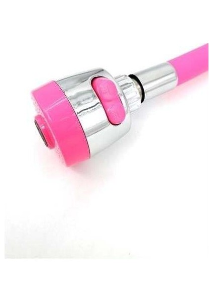 Buffer® Oynar Başlıklı Tasarruflu Kubar Musluk Borusu ve Başlığı Pembe