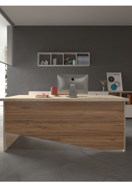 Festival Ofis Masası - OFİS-7-8-6-180 x 90 Beyaz - Çam