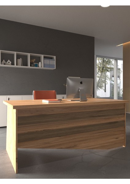 Festival Ofis Masası - OFİS-6-6-2-120X60 Beyaz - Ceviz modelleri