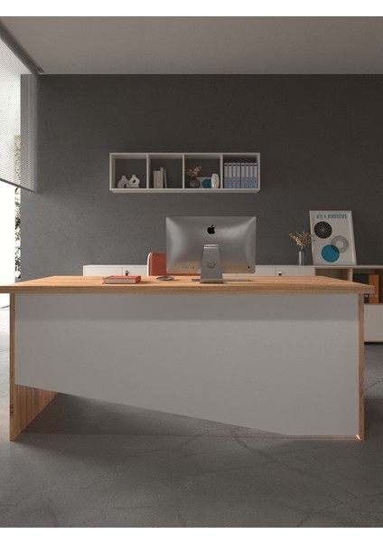 Festival Ofis Masası - OFİS-7-6-1-120X90 Beyaz - Beyaz fiyatları