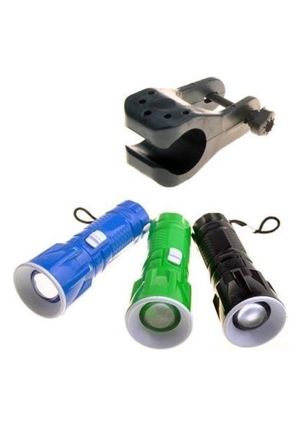 Pilli Zoomlu Ledli Bisiklet Ön Farı El Feneri Aydınlatma Lambası modelleri