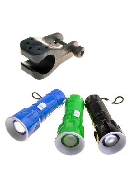 Pilli Zoomlu Ledli Bisiklet Ön Farı El Feneri Aydınlatma Lambası fırsatları