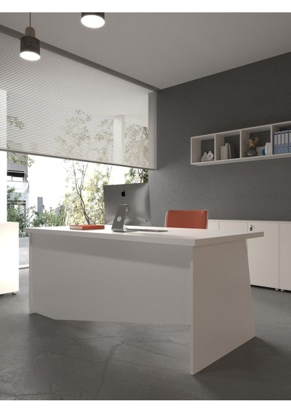 Festival Ofis Masası - OFİS-5-1-1-180X75 Beyaz - Beyaz