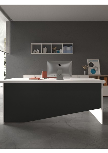 Festival Ofis Masası - OFİS-5-1-4-140X90 Beyaz - Antrasit fiyatları