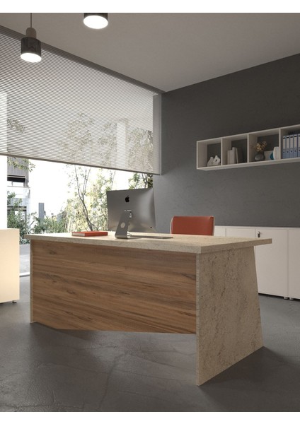 Festival Ofis Masası - OFİS-5-8-6-160X75 Beyaz - Çam