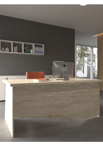 Festival Ofis Masası - OFİS-7-8-8-140X75 Beyaz - Travelter modelleri