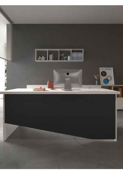 Festival Ofis Masası - OFİS-7-1-4-160X90 Beyaz - Antrasit fiyatları