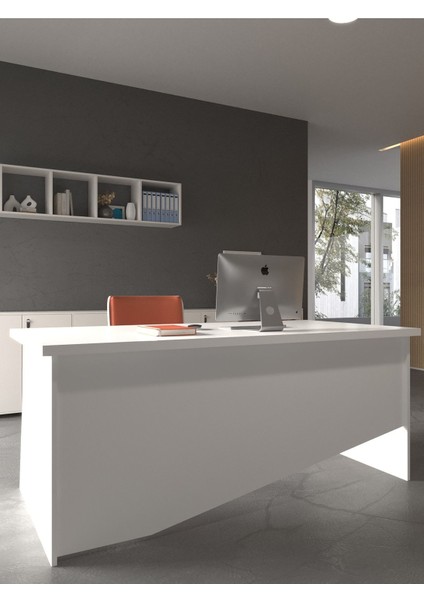 Festival Ofis Masası - OFİS-5-1-1-180X75 Beyaz - Beyaz modelleri