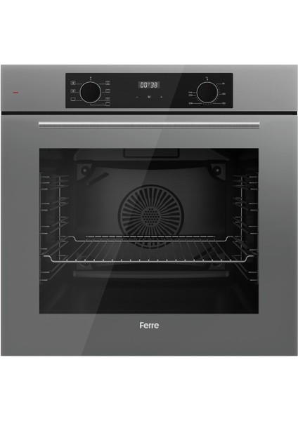 Flowart Ventora Plus Gri 3'lü Ankastre Set ( QBL63CPR-SS208-D079 )