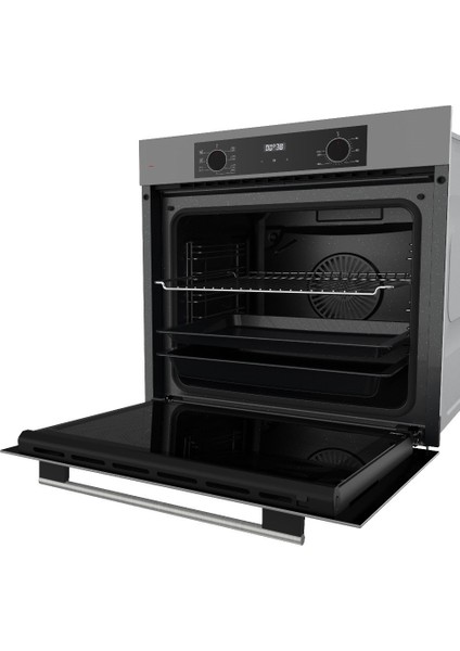 Flowart Ventora Plus Gri 3'lü Ankastre Set ( QBL63CPR-SS208-D079 )