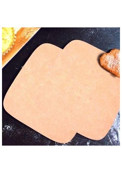 50 Adet Air Fryer Pişirme Kağıdı Tek Kullanımlık Yağ Su Geçirmez Yapışmaz Deliksiz Düz Kare Model indirimleri