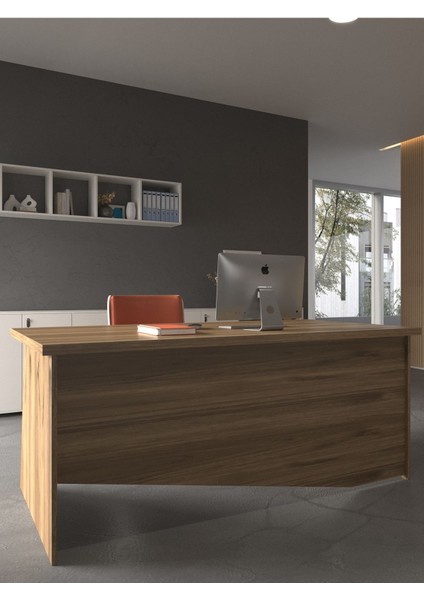 Festival Ofis Masası - OFİS-7-2-2-160X75 Beyaz - Ceviz modelleri
