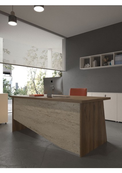 Festival Ofis Masası - OFİS-7-2-8-180X90 Beyaz - Travelter