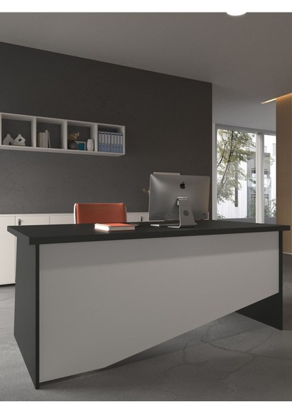 Festival Ofis Masası - OFİS-5-4-1-180 x 60 Beyaz - Beyaz modelleri