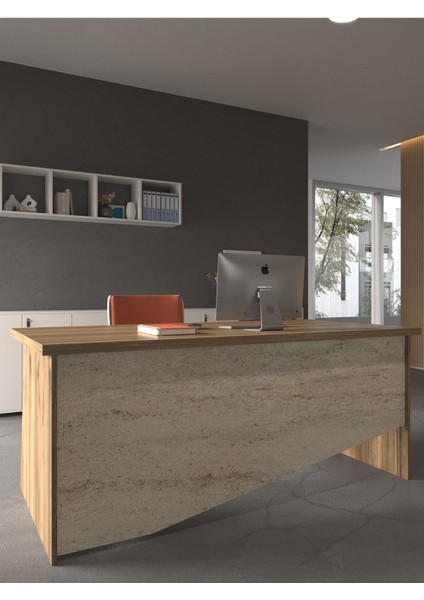 Festival Ofis Masası - OFİS-5-2-8-180X60 Beyaz - Travelter modelleri