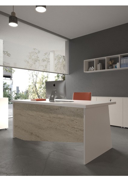 Festival Ofis Masası - OFİS-5-1-8-120 x 90 Beyaz - Travelter