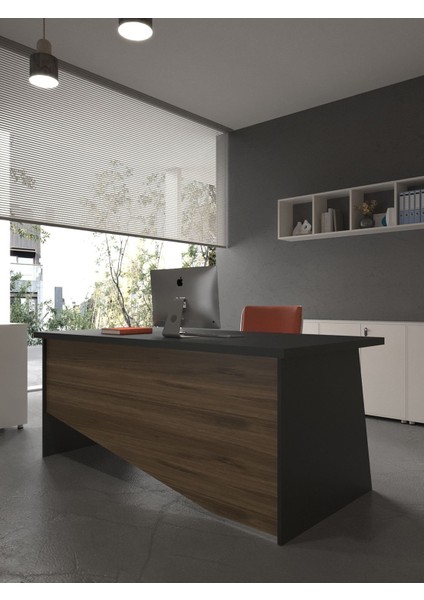 Festival Ofis Masası - OFİS-7-4-2-180X75 Beyaz - Ceviz