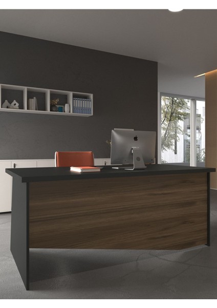 Festival Ofis Masası - OFİS-7-4-2-180X75 Beyaz - Ceviz modelleri