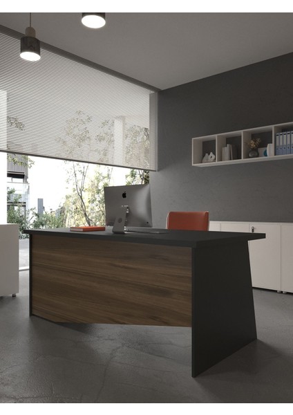 Festival Ofis Masası - OFİS-5-4-2-180X60 Beyaz - Ceviz