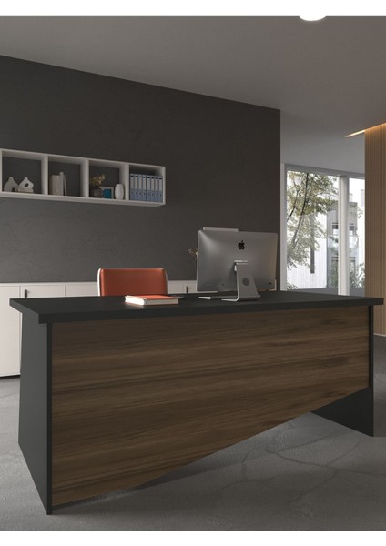 Festival Ofis Masası - OFİS-5-4-2-180X60 Beyaz - Ceviz modelleri