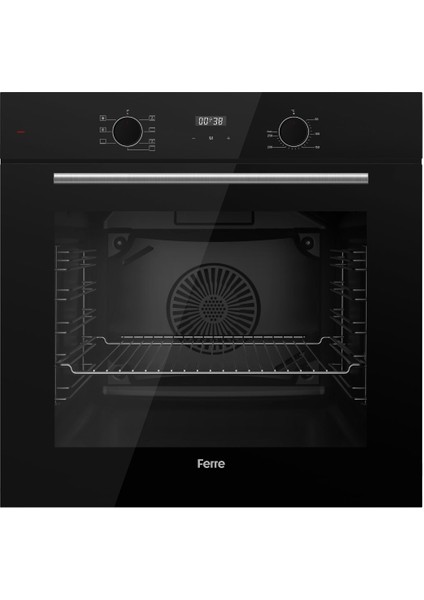 Flowart Florenz Plus Siyah 3'lü Ankastre Set ( QBL63CS-SS035-D077 )